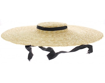 Traditional Straw Hat from Provence/Chapeau de Paille Traditionnel de Provence