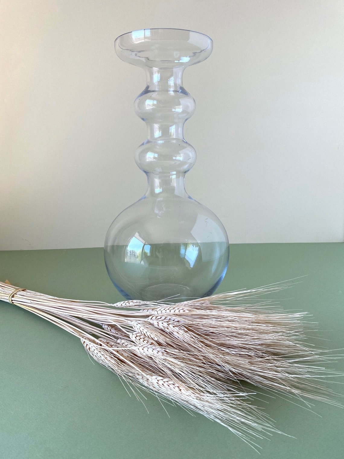 Special Pampas Long Glass Vase/Long Vase en Verre Spécial Etsy