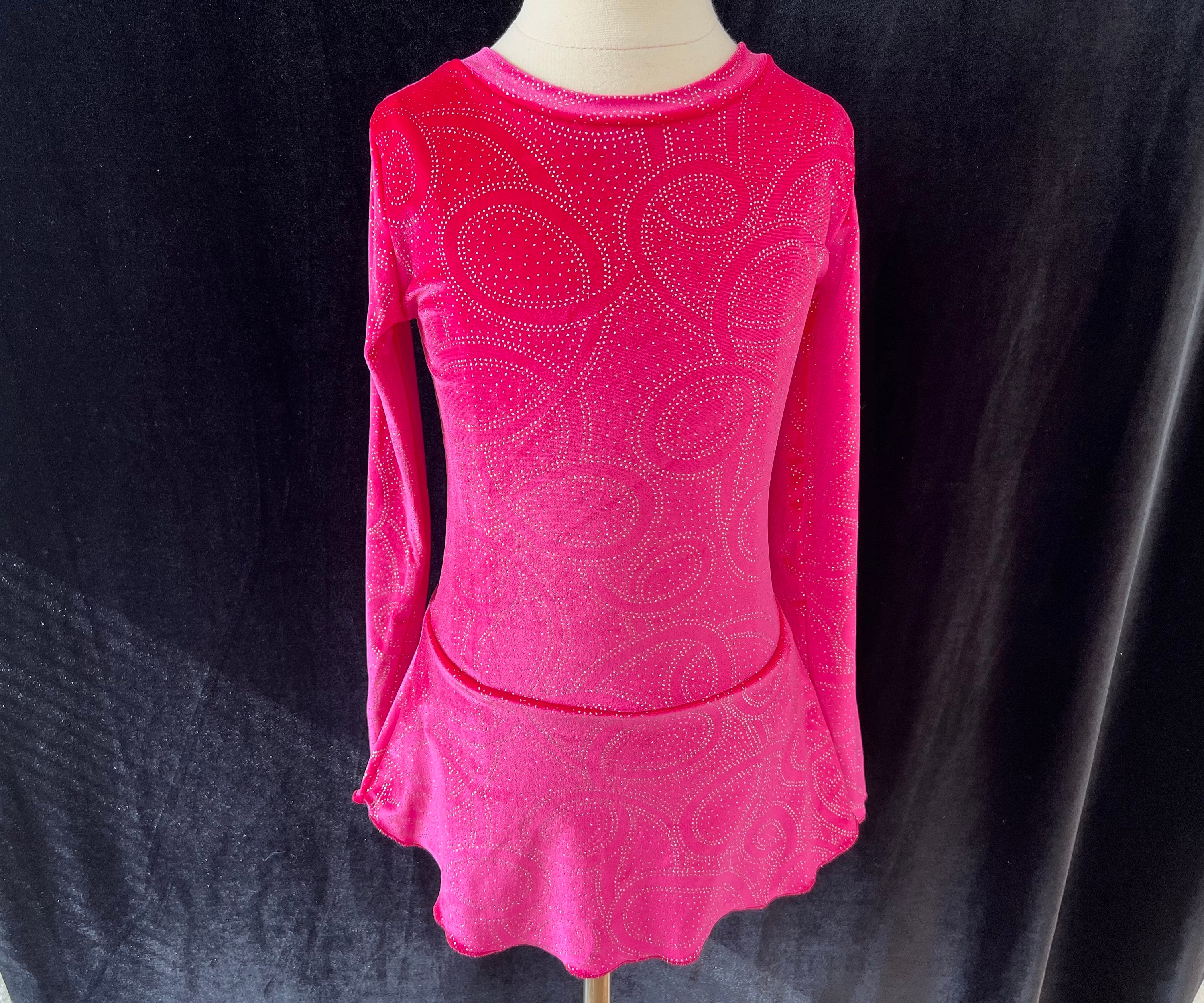Hot Pink Skater Dress - Etsy