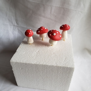 Fondant Mushroom Cake Toppers