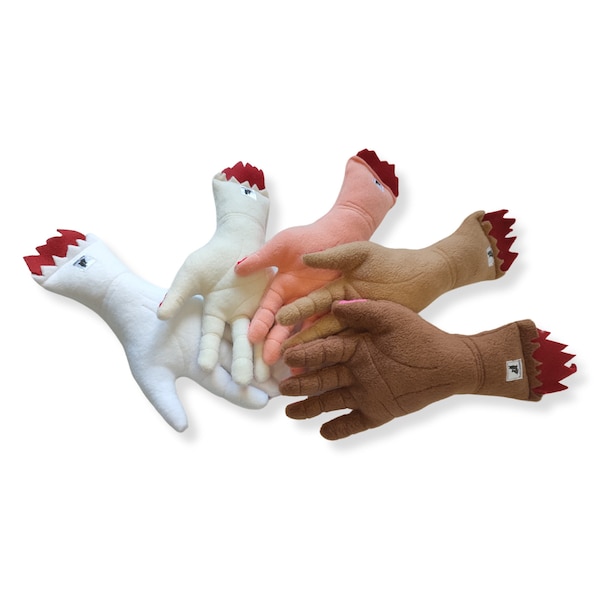 Severed human hand dog toy | funny horror toy with a squeaker | great gift for puppies