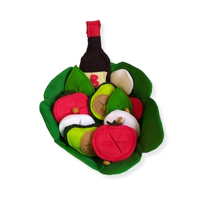 Snuffle Caprese salad • foraging puzzle for dogs • stress relief dog toy