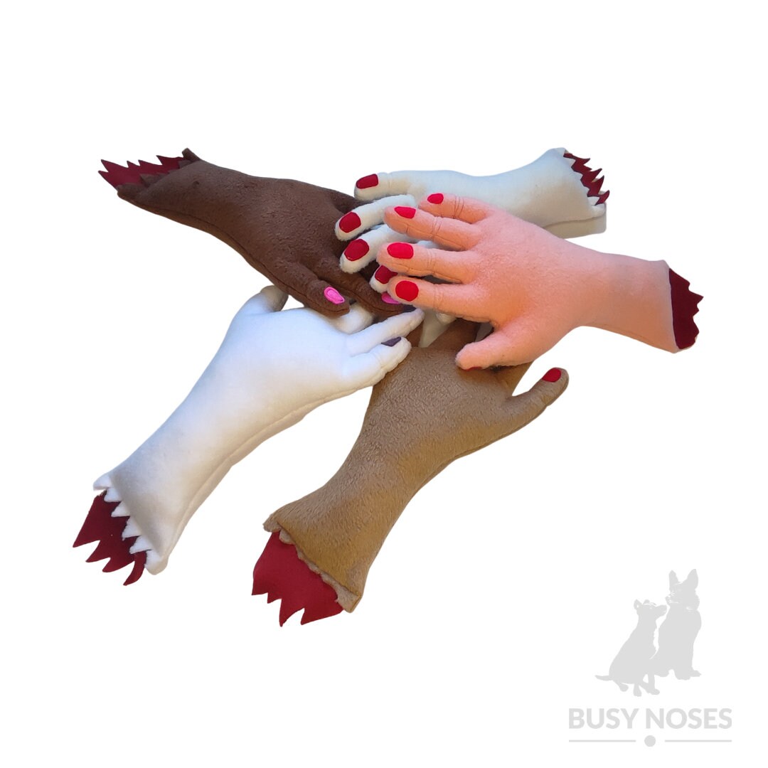 Severed Human Hand Dog Toy Funny Horror Toy With a Squeaker Etsy