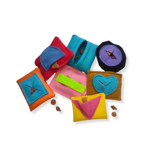 Rellenos sensoriales para snuffle/juguetes dispensadores de golosinas/estimulación mental para perros
