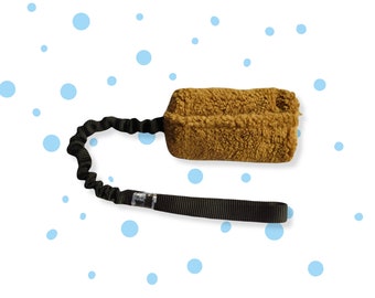 Medium treat pocket furry bungee tug | every foodie's must-have | dog training toy