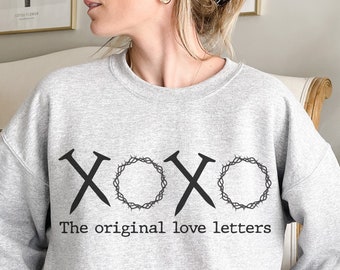 The Original Love Letters XOXO Svg Png, XOXO Vector, Easter Svg, Religious Easter Cut File, True Story Svg, Jesus Cross Svg, Christian Svg