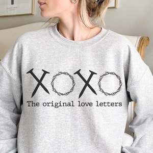 The Original Love Buchstaben XOXO Svg Png, XOXO Vektor, Oster svg, Religiöse Ostern Plotterdatei, True Story Svg, Jesus Kreuz Svg, Christian Svg