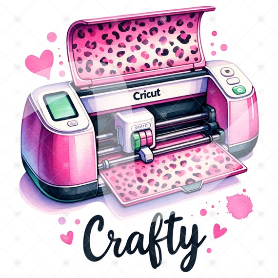 Cute Crafting PNG Clipart, Sublimation Design Download, Happy Crafter png, Craft Love png, Glass Jar File, Cricut Sublimation Design