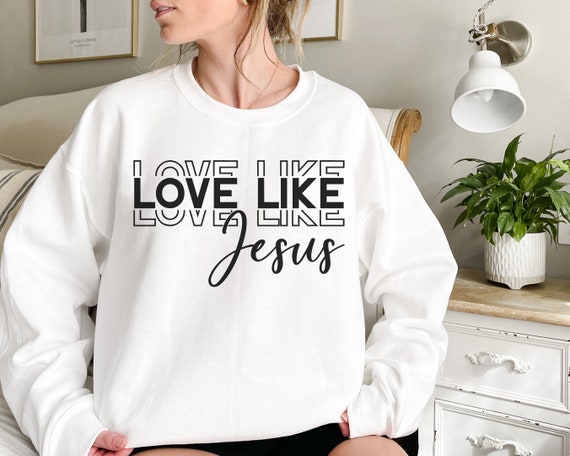 Love Like Jesus SVG PNG Vector, Religious Svg, Christian Svg for Cricut, Christ Svg, Jesus is the Reason Digital Download, Svg Png Designs