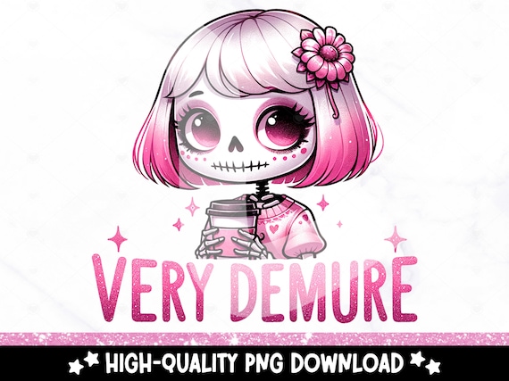 Very Demure PNG, Very Mindful Very Cutesy Clipart, Trendy Funny Design for Graphic Tees, Sublimation Design, Viral Tiktok Trend Tshirt