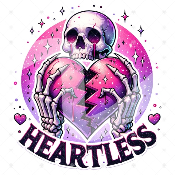 Anti-Valentine's Clipart, Shirt Sublimation Design, Digital Download, PNG Instant DIGITAL ONLY, Tshirt Design, Glass Jar File, Heartless