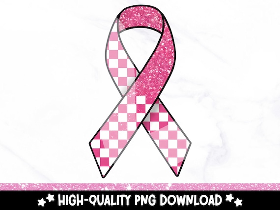 Breast Cancer Awareness Ribbon PNG: In October We Wear Pink Clipart (Digital Download)