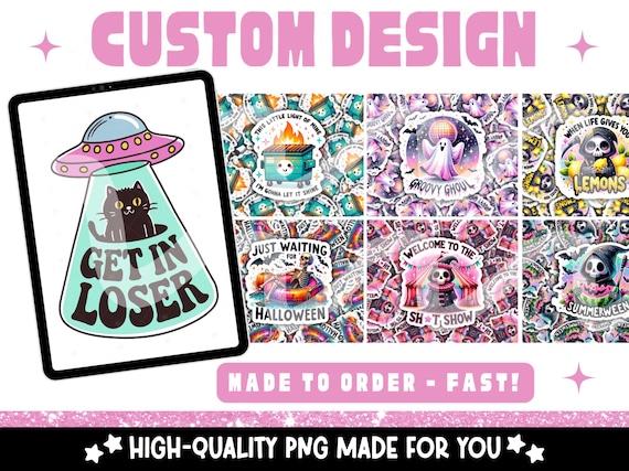Custom Digital Design, Personalized PNG Digital Download, Sublimation, DTF Transfer File, Made For You