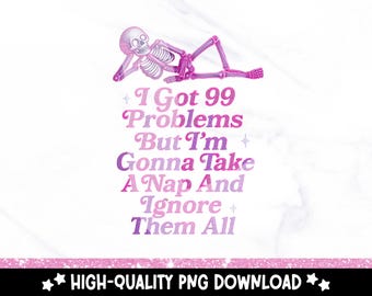 Funny Skeleton PNG: Sarcastic Adult Humor Clipart (Digital Download