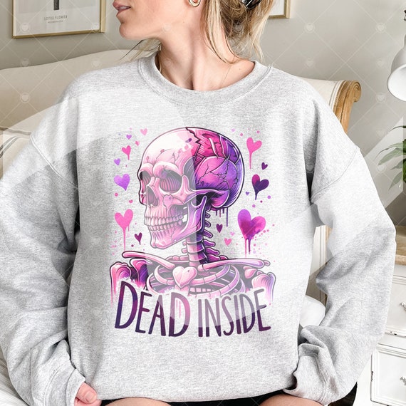 Anti-Valentine's Clipart, Shirt Sublimation Design, Digital Download, PNG Instant DIGITAL ONLY, Tshirt Design, Glass Jar File, Dead Inside