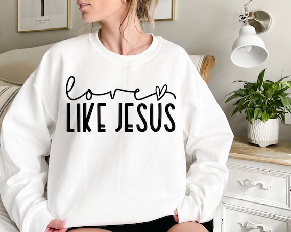 Love Like Jesus SVG PNG, Christian Svg Files for Cricut, Religious Svg, Christian Png, Catholic Shirt Design, Jesus Sublimation Download