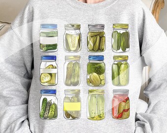 Funny Canned Pickles PNG Digital Download Canning Season PNG Pickle ...