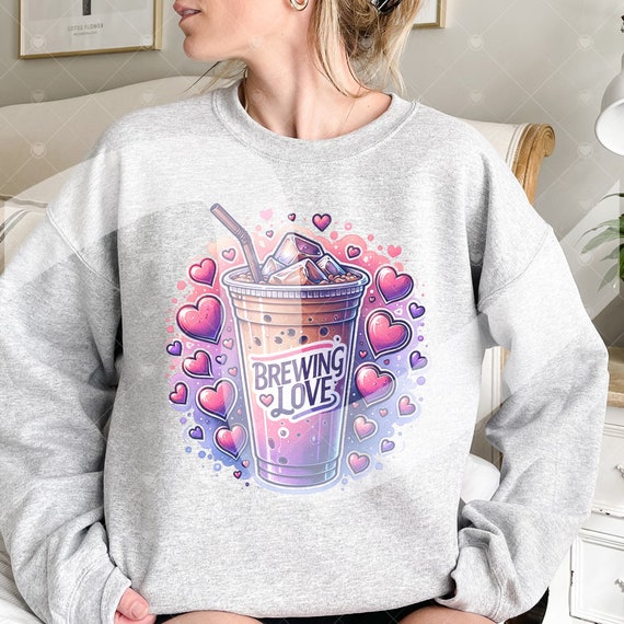 Pink Valentines Cute Coffee Clipart, Shirt Sublimation Design, Digital Download, PNG Instant DIGITAL ONLY, Glass Jar Png, Tshirt Design