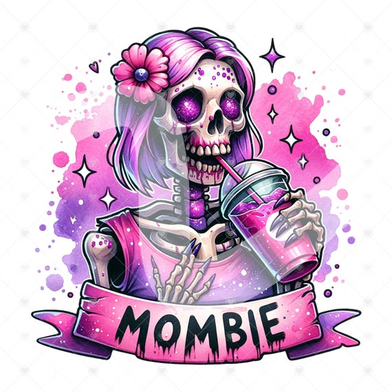 Mombie Sublimation Design, Funny Mom PNG, Mombie Shirt Png, Zombie Mom Halloween Clipart, Mom Life, Digital Download, Sticker, Tumbler Wrap
