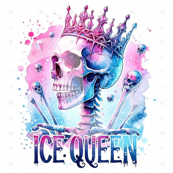 Snarky Skeleton Clipart, Ice Queen Png, Shirt Sublimation Design, Digital Download, PNG Instant DIGITAL ONLY, Glass Jar Png, Tshirt Design