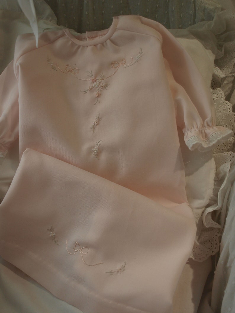 Handmade Hand Embroidered Cotton Baby Nightgown Newborn to 6 Etsy