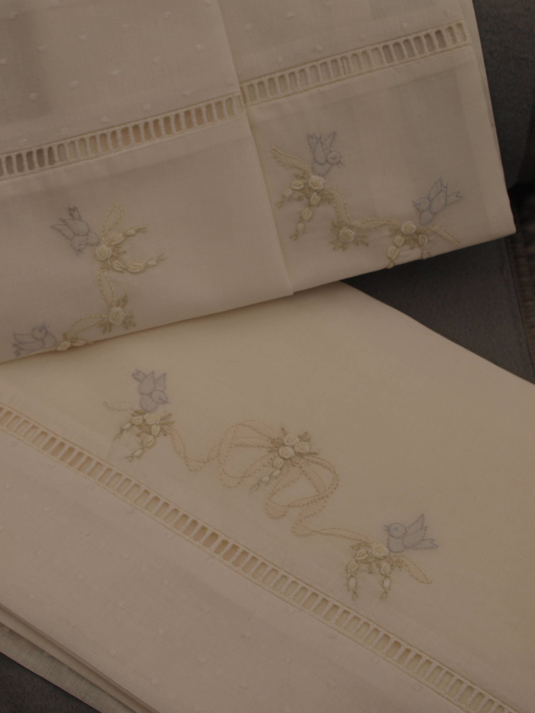 Beautiful Hand Made Hand Embroidered Baby Sheet Set Etsy