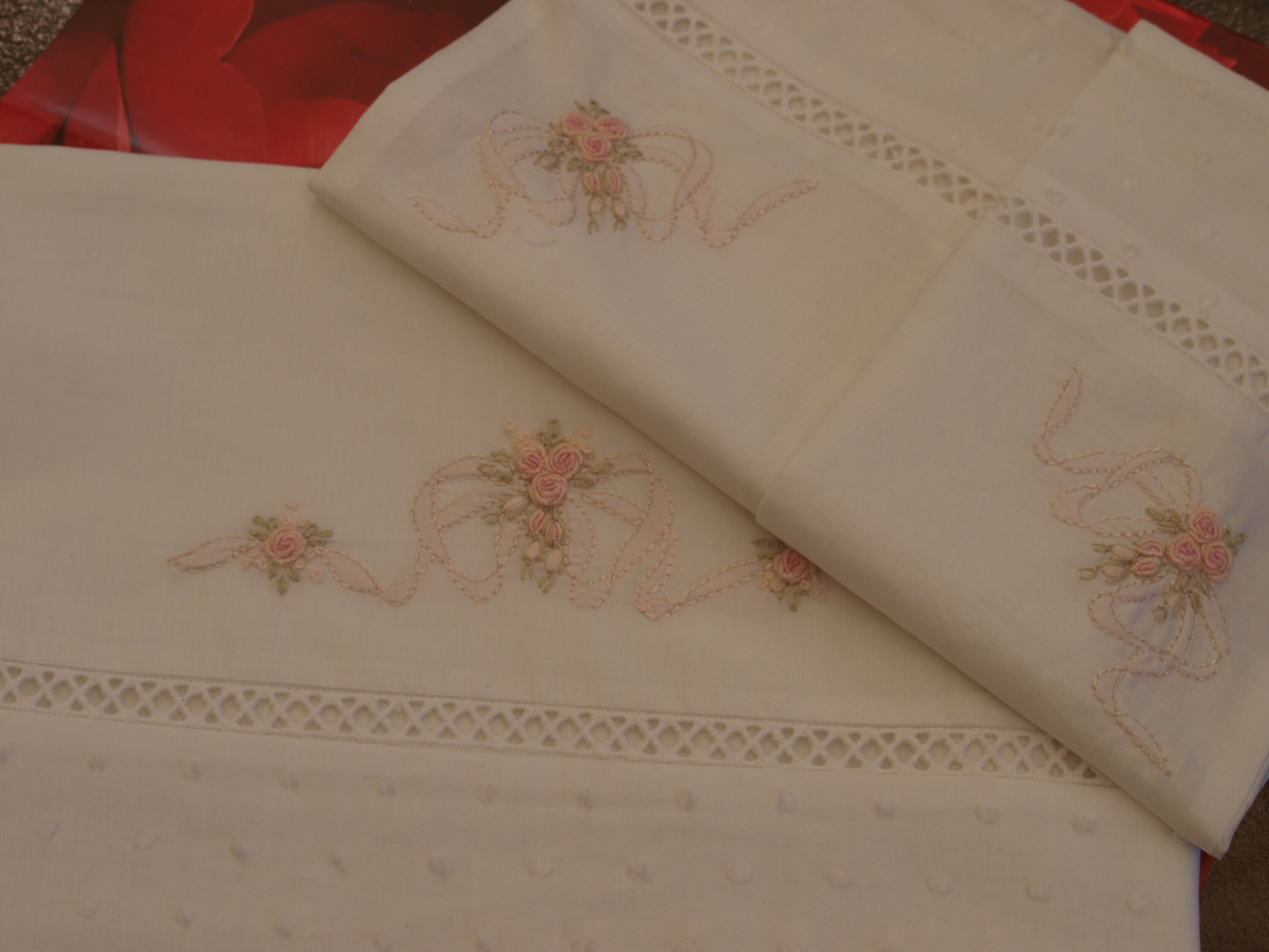 Beautiful Hand Made Hand Embroidered Baby Sheet Set Etsy