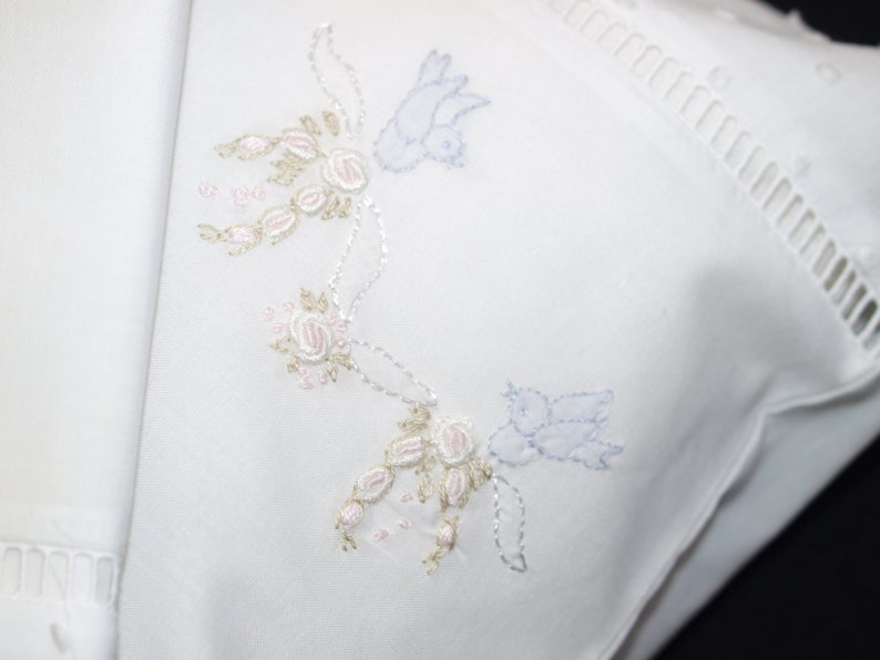 Beautiful Hand Made Hand Embroidered Baby Sheet Set Etsy
