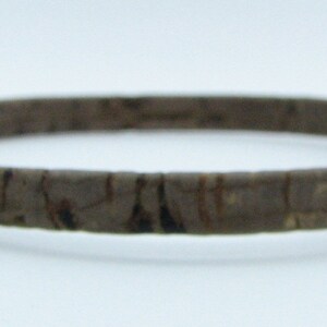 Vegan Distressed Style Cork Bracelet with Magnetic Clasp image 2