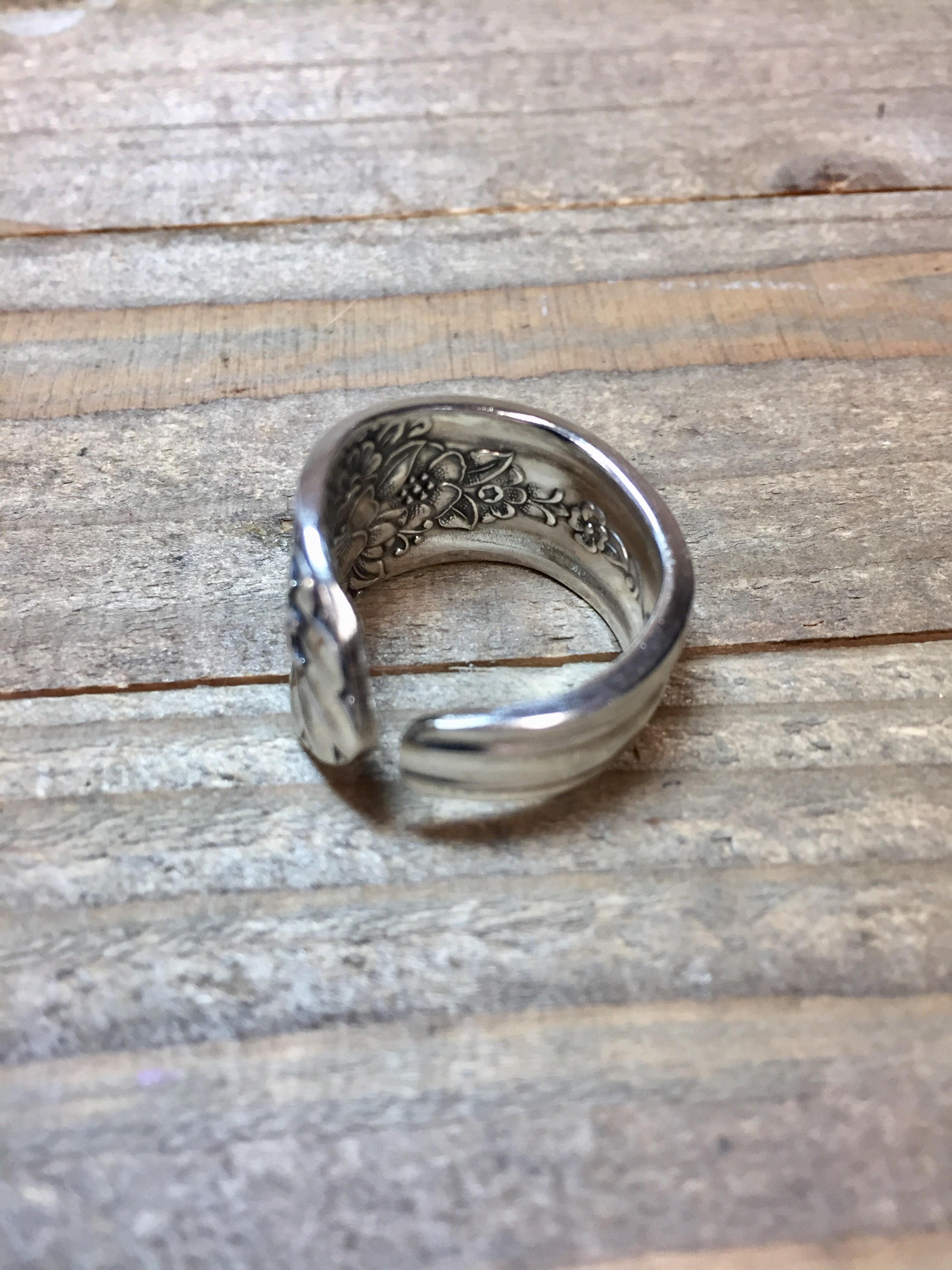 Spoon Ring Jubilee Silverware Ring Spoon Jewelry Jubilee Etsy Canada