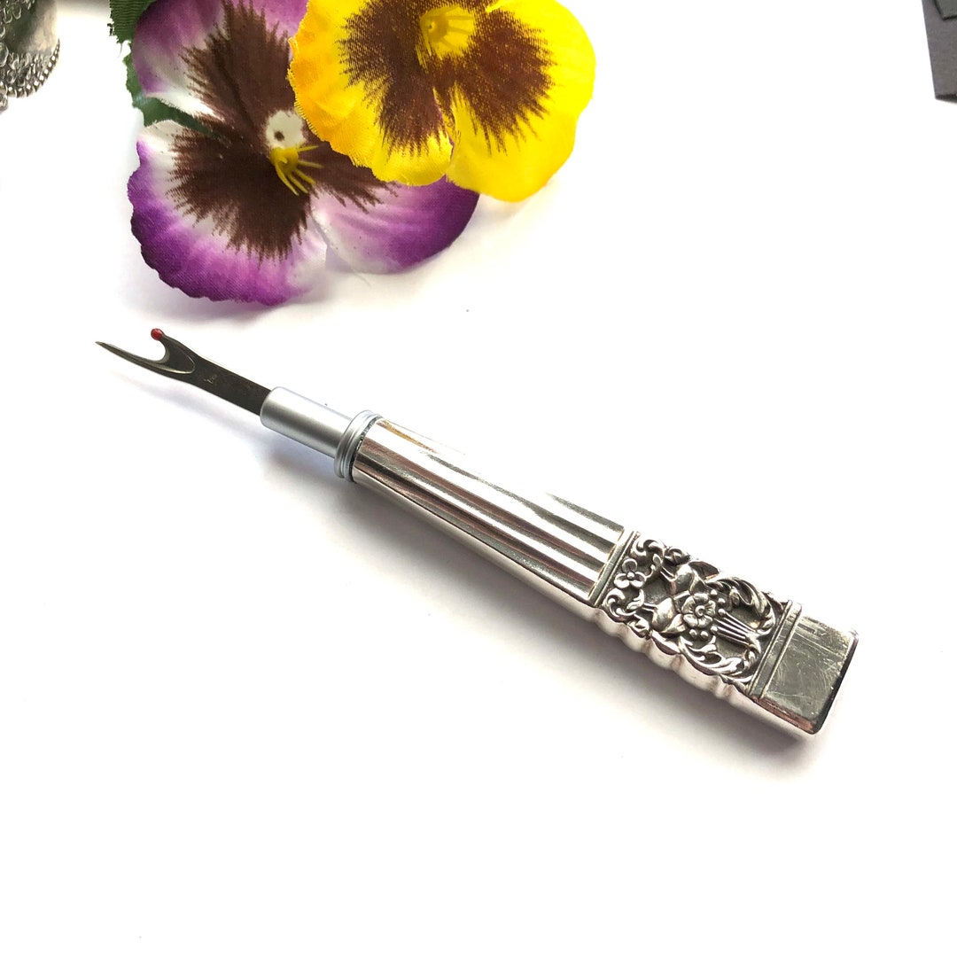 Seam Ripper, Coronation Silverware Seam Ripper, Gift for Sewer, Vintage