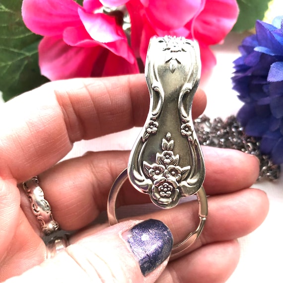 Magnolia Purse Clip Keychainspoon Handle Keychain Purse Hook