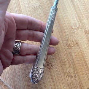 Seam ripper, silverware seam ripper, gift for sewer, vintage seam ripper, quilters gift, seamstress gift, unique seam ripper