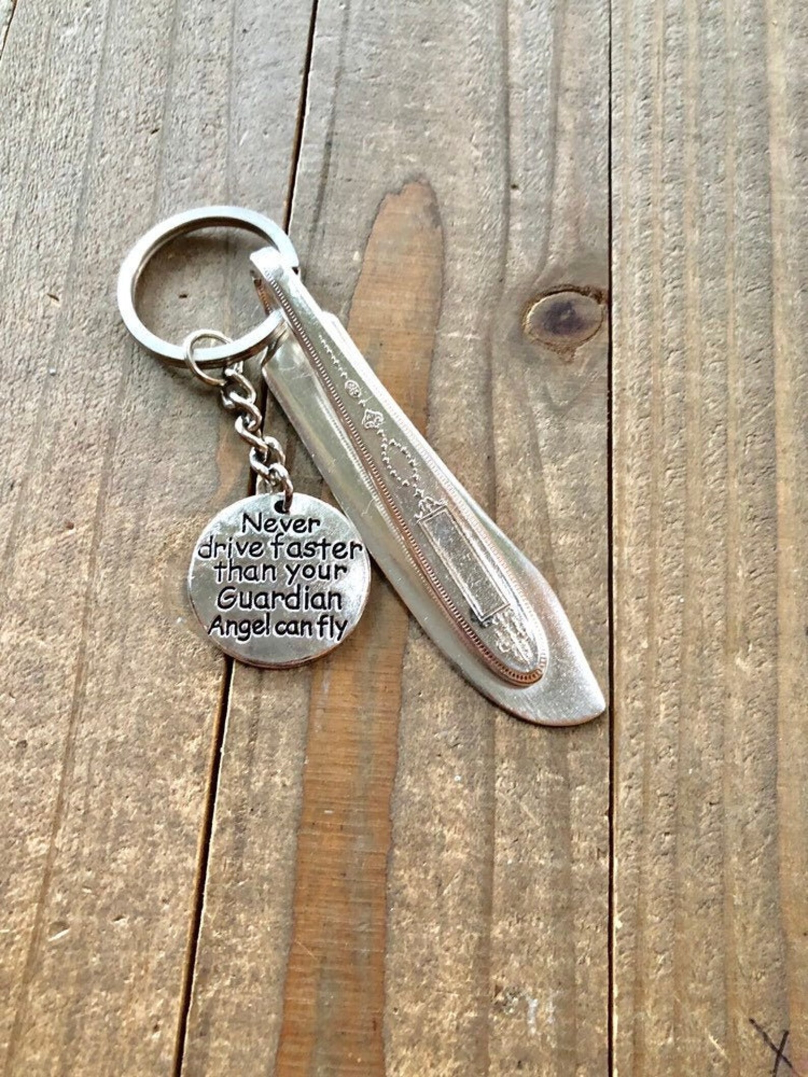 Knife Keychain Silverware Keychain Flatwear Keychain Knife Etsy