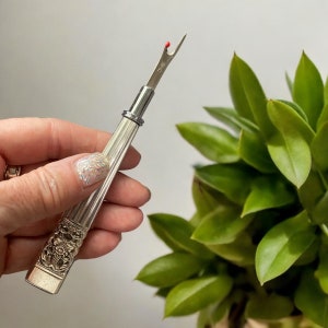 Seam ripper, Coronation silverware seam ripper, gift for sewer, vintage seam ripper, quilters gift, seamstress gift, unique seam ripper,