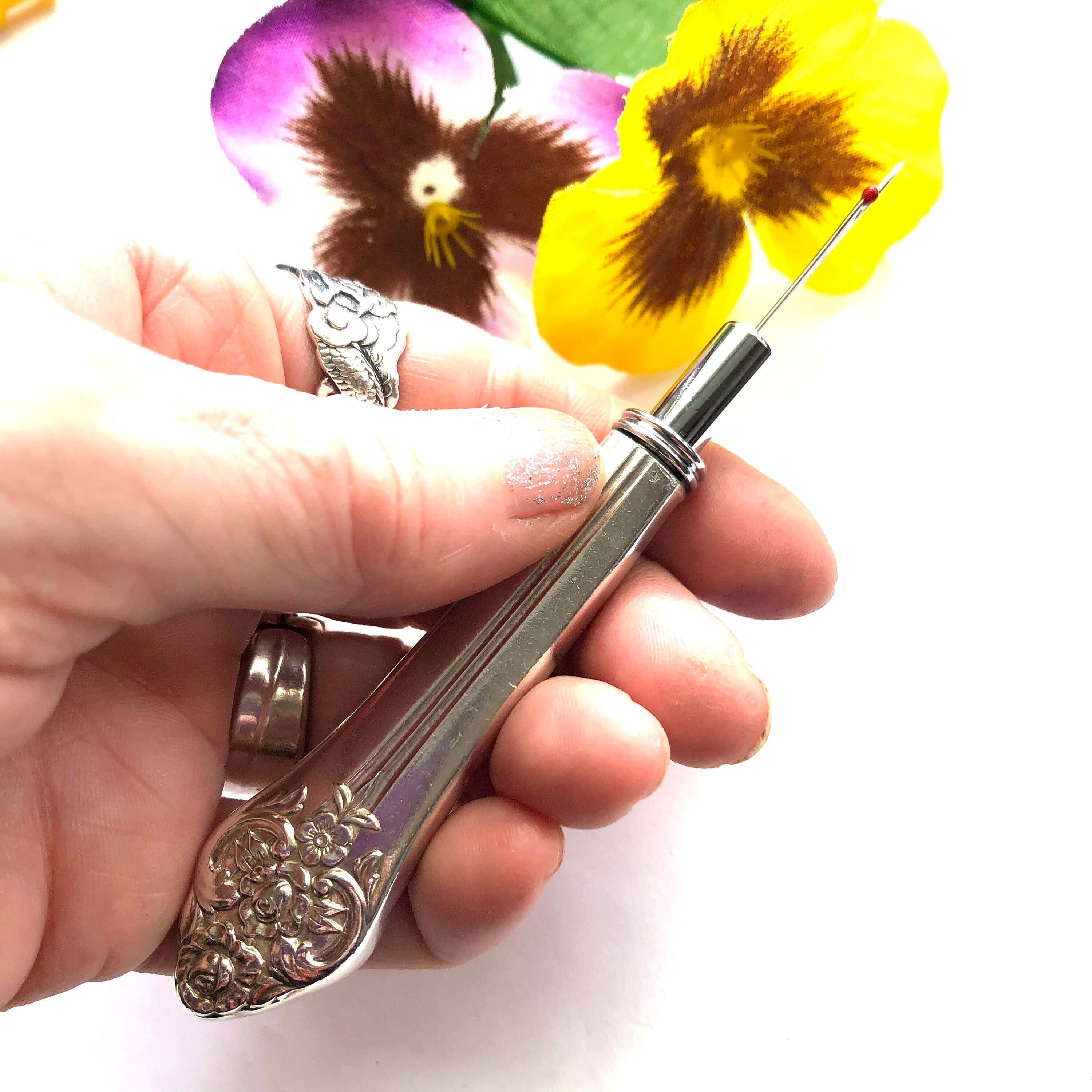 Seam Ripper, Silverware Seam Ripper, Gift for Sewer, Vintage Seam