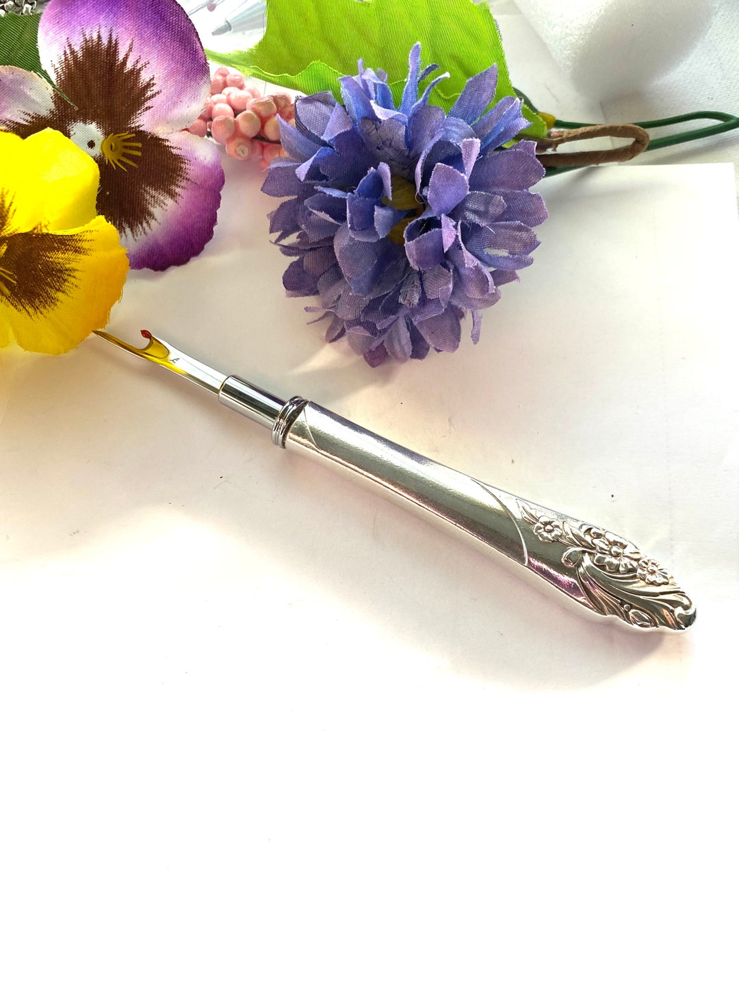 Seam Ripper, Silverware Seam Ripper, Gift for Sewer, Vintage Seam