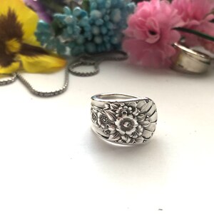 Löffelring, Jubiläumsring, Löffelschmuck, Jubiläum 1953, Jubiläumssilberring, Boho-Ring, Vintage-Ring, Jubiläumslöffelring-Kit