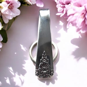Silverware Purse Hook Keychain| spoon handle  Keychain | Purse hook | key fob| Key finder. key chain finder, eye glass hook, pocket hook