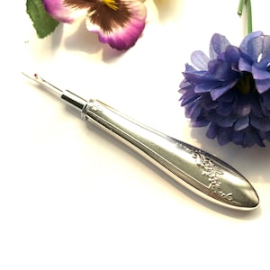 Seam ripper, silverware seam ripper, gift for sewer, vintage seam ripper, quilters gift, seamstress gift, unique seam ripper, Queen Bess