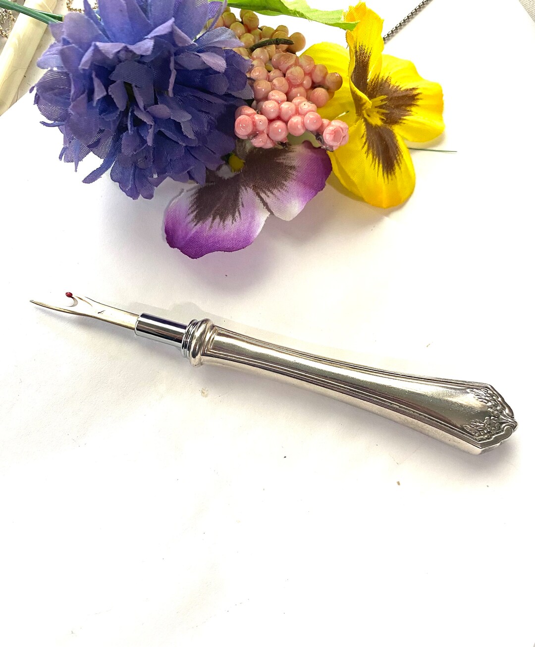 Seam Ripper, Silverware Seam Ripper, Gift for Sewer, Vintage Seam