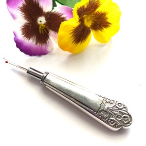 Seam ripper, silverware seam ripper, gift for sewer, vintage seam ripper, quilters gift, seamstress gift, unique seam ripper