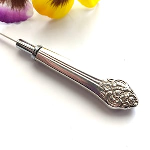 Seam ripper, silverware seam ripper, gift for sewer, vintage seam ripper, quilters gift, seamstress gift, unique seam ripper, plantation
