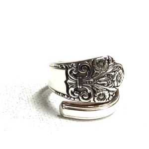 Löffel Ring, Besteck Ring, Löffel Schmuck, Ring, Besteck Ring, Boho Ring, Silberring, Löffel Schmuck, Besteck Ring, Edelversilbert