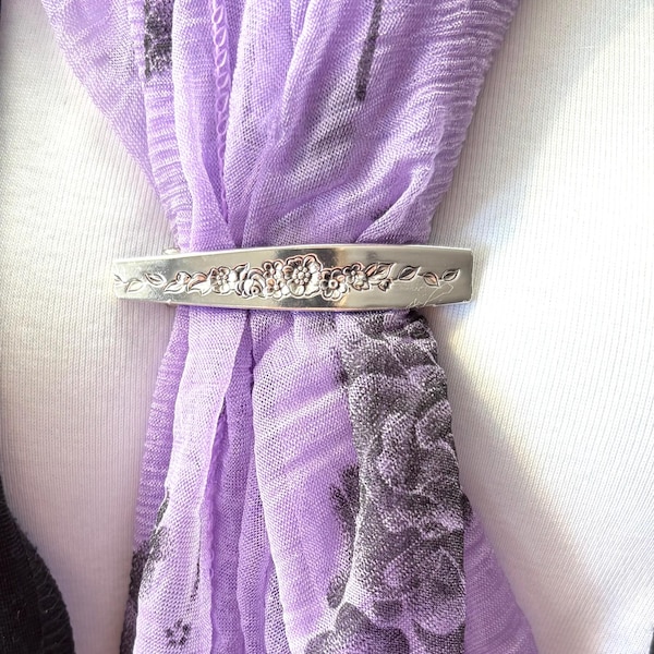 Scarf clip, hair clip, two for one item