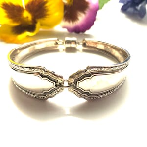 Spoon Bracelet | Vintage Flatware bracelet| Silver Bracelet | Unique | spoon jewelry, silverware jewelry, silverware bracelet, gift for her