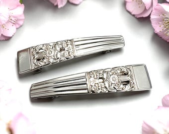 Vintage Spoon Hair Barrette: Handmade Silverware Barrette  display picture 1