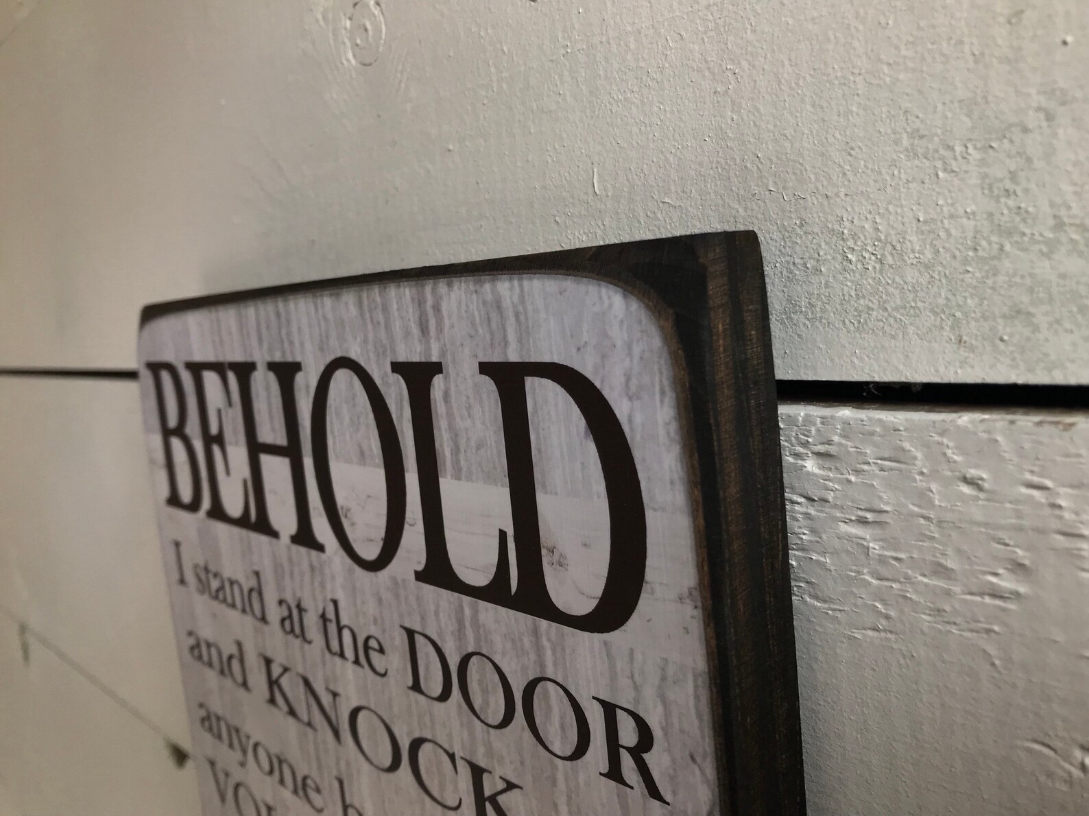 Behold Me Scripture Sign - Revelation 3:20, Bible Verse - Etsy
