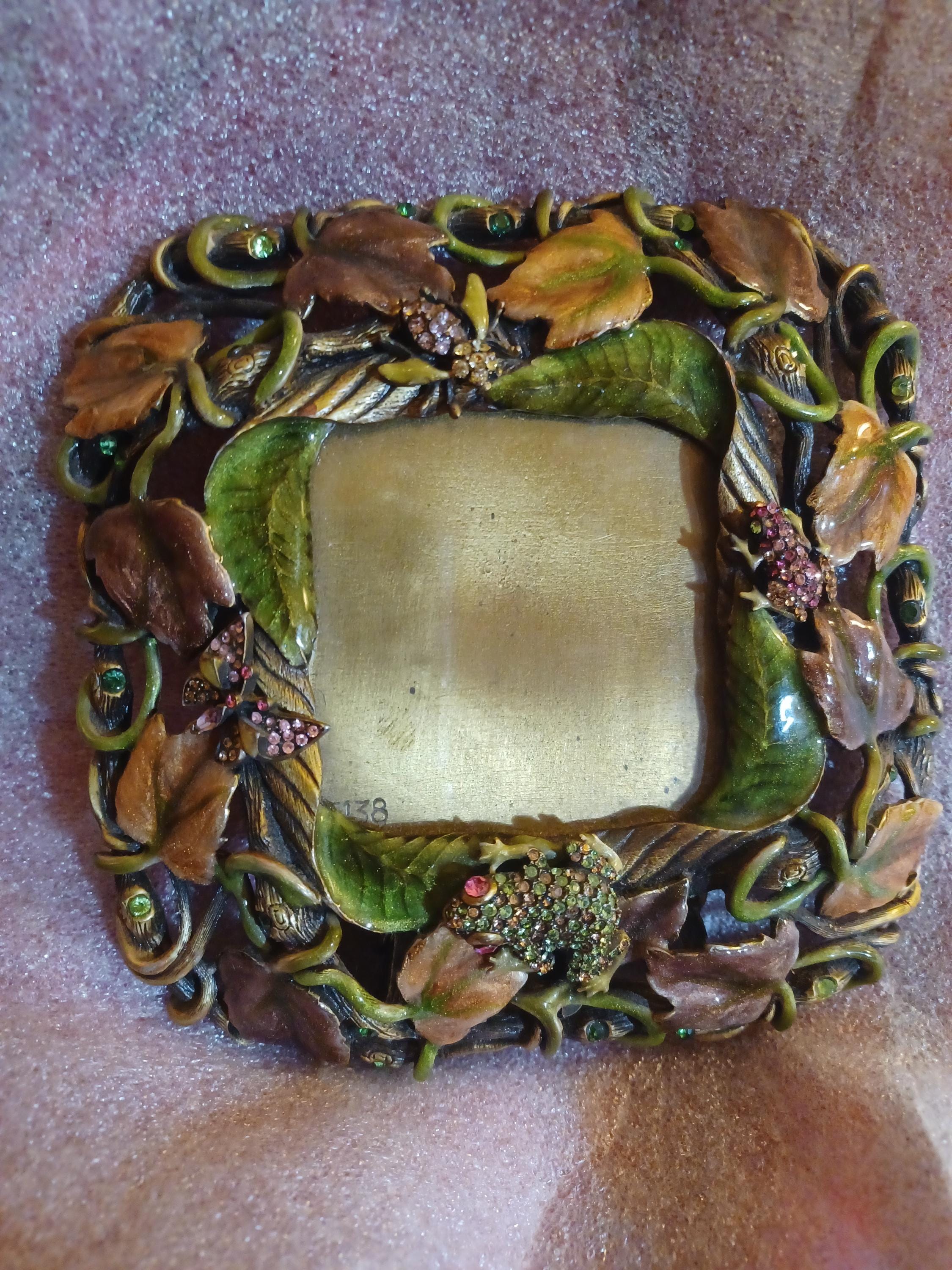 JAY STRONGWATER スワロフスキークリスタル × エナメル 写真立て Jay Strongwater Frame - Etsy