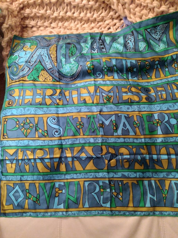 Vera Neumann Silk Scarf Gold Piece collection